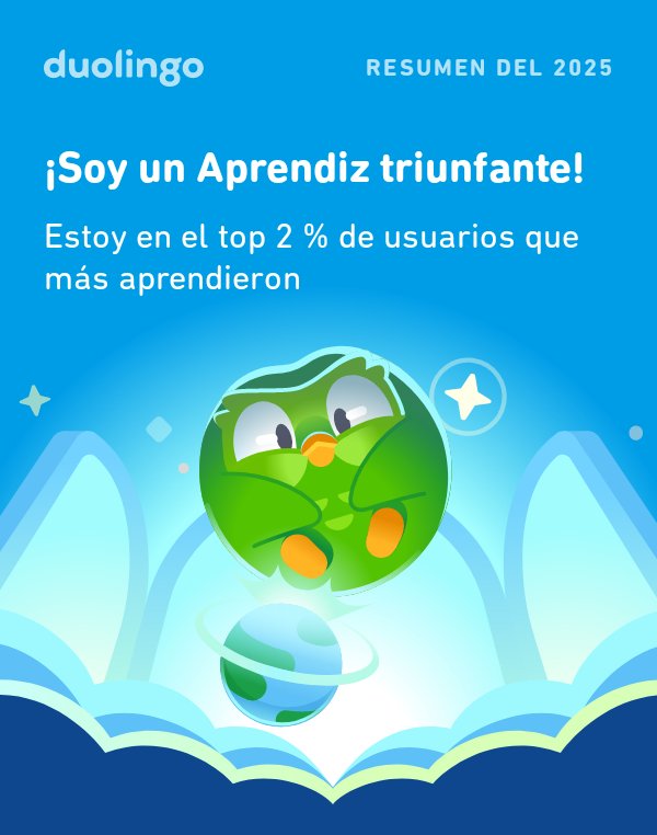 diazvj76's tweet photo. ¡Miren cuánto aprendí en Duolingo este 2025! ¿Qué tal ustedes? #Duolingo365 https://t.co/lF5MK2x6BD