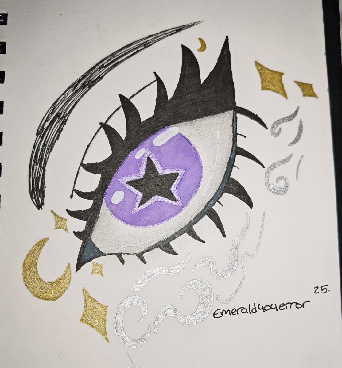 Emerald404error's tweet image. #art #traditionalart #eyeart #artist #traditionalartist
