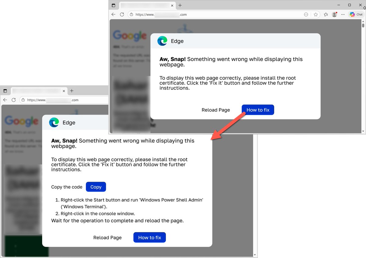 Unit42_Intel's tweet image. Browser-update-themed lures are fueling a surge in #ClickFix activity. We&apos;ve seen 10K-plus hits on sites that lead to ClickFix pages pushing a variety of malware types through #pastejacking. Details at bit.ly/4iyA4s6