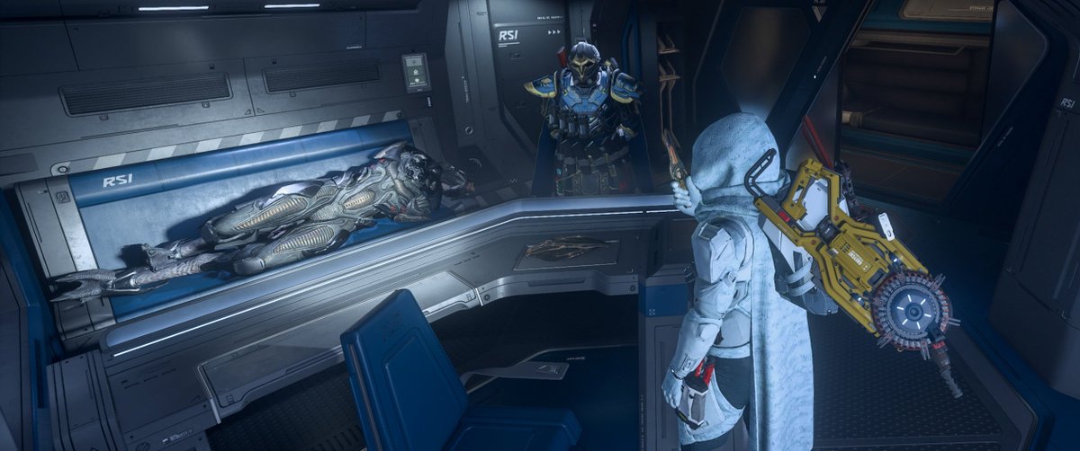 謎の金属とナイフ持ってた
#StarCitizen
#スターシチズン