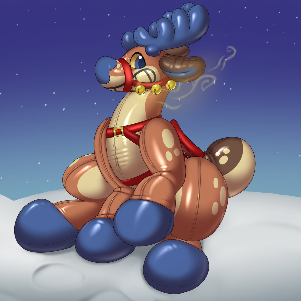 Here is the example on its own! I really like the blue I added to this fella ^^