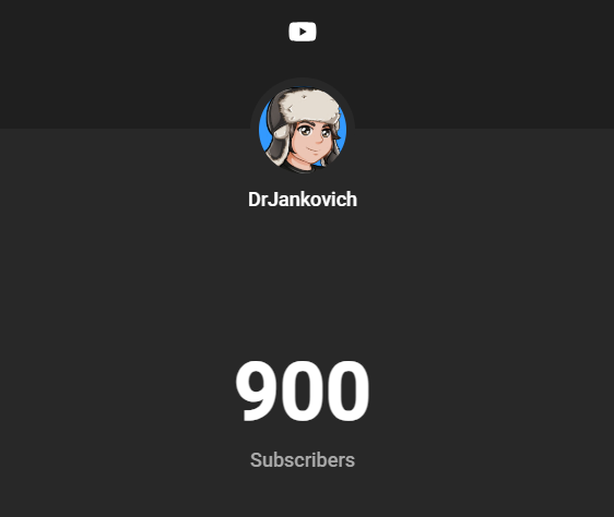 Would you look at that! 900 Subs on YT. 

Thanks everyone :D