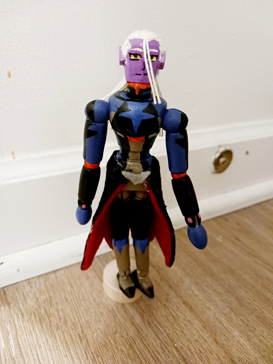 deepestuniverse's tweet photo. You guys know of those mannequin dolls that artists can use as drawing references? I decided to turn one into a #Lotor action figure! @AJLoCascio #Voltron #VLD #VoltronLegendaryDefender https://t.co/V6UIsQWOmZ