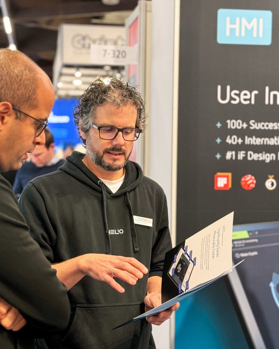 hmiproject's tweet photo. Recap zur SPS Messe Nürnberg 2025: Nachdem wir 2024 schon überwältigt vom Besucherandrang und dem Interesse an HELIO und unseren Services waren, hat es die SPS auch in diesem Jahr geschafft, unsere Erwartungen zu übertreffen. 
#hmiprojectontour #sps2025 #spslive #hmi #ui #ux https://t.co/MvY2hC5YCJ