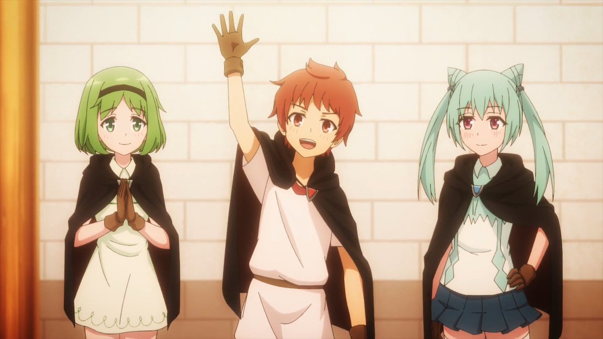 Ameri_DS's tweet photo. Reina still training back with Arel's family! Its great to see her again!
The young trio happy for Arel after he passed the promotion exams for the red, blue, and Green schools of magic!
#mushoku_eiyu #็ก่ทใฎ่ฑ้ #HeroWithoutaClass https://t.co/NY9DfnzpzJ