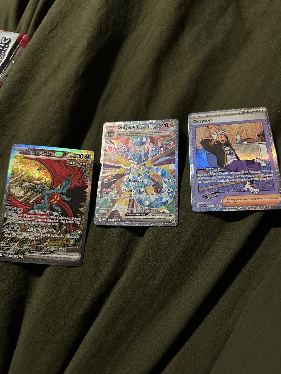 LordWingmanny's tweet photo. @tmerv03 Prismatic Demi-God pack and a Mega Charizard ex on the same day https://t.co/RLMjQ4atkt