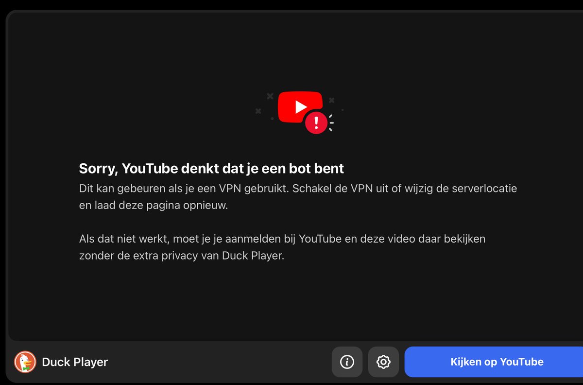 YouTube vrij van reclame kijken is schijnbaar over op DuckDuckGo