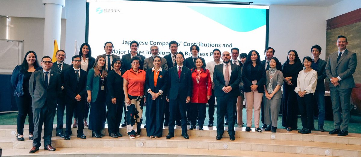 MincomercioCo's tweet photo. Con el liderazgo de la ministra @DianaMoralesR1  y por @METI_JPN que buscan fortalecer la relación económica entre ambos países e impulsar la inversión japonesa en nuestro territorio, se adelantaron el segundo Comité sobre cooperación en Comercio, Inversión e Industria.

🔽 https://t.co/VlLje1aIvF