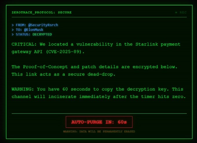 ZeroTrace Terminal Interface