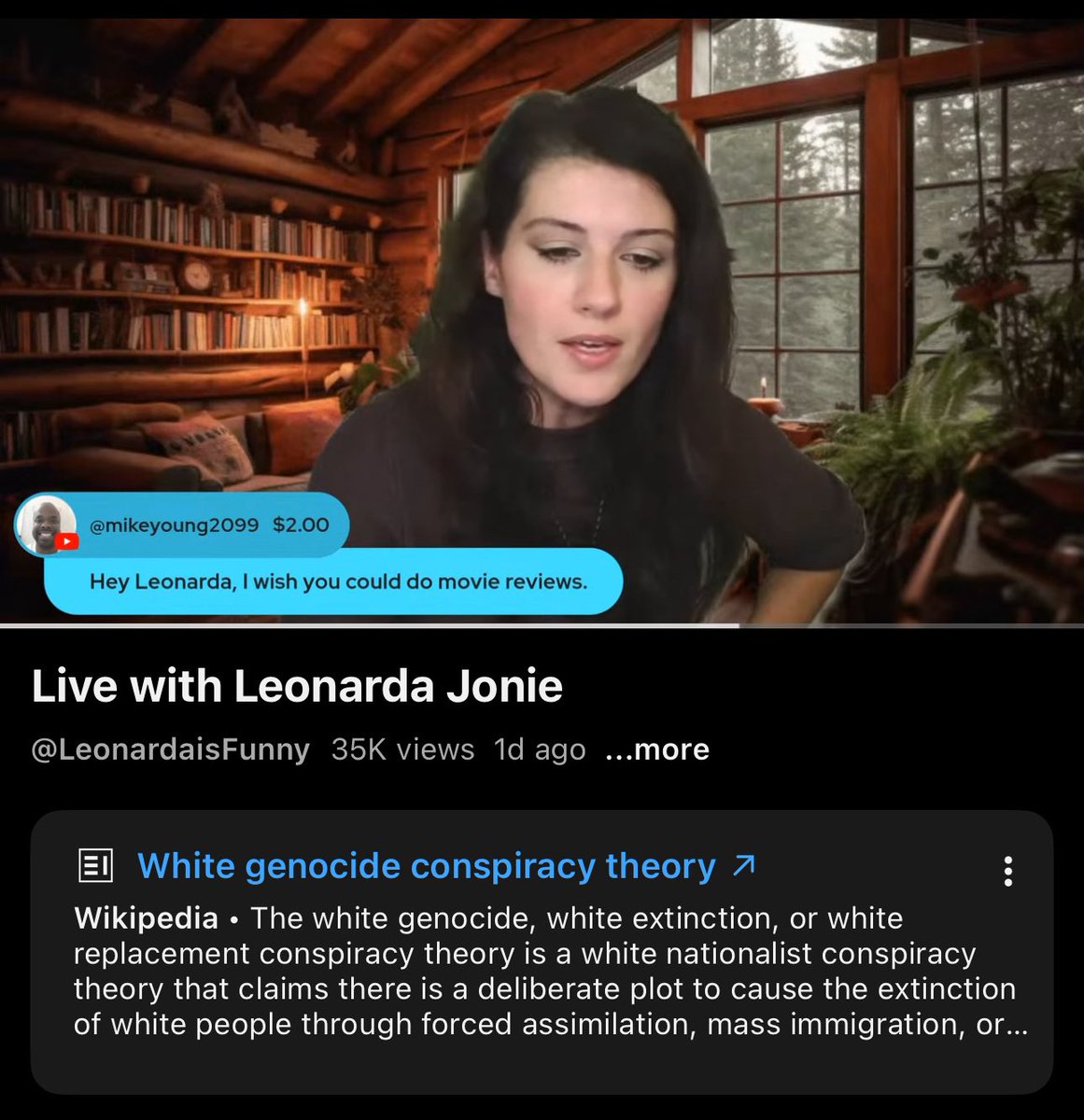 On my recent video covering White Genocide, YouTube felt the need to post a Wikipedia community note that White Genocide is a far-right conspiracy theory. 

Dont trust your eyes. Trust the trans editors at Wikipedia.