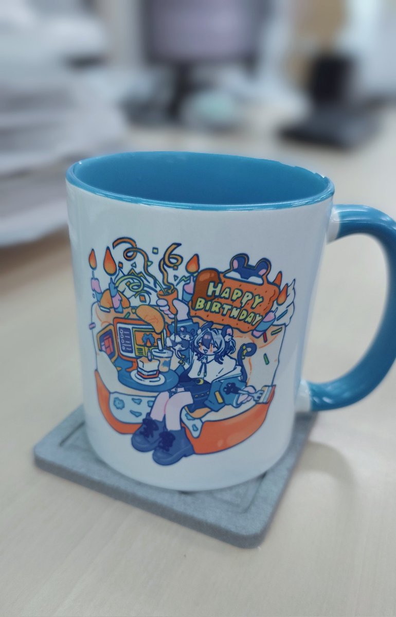 生誕グッズのマグカップが届いた！ やはり思った通り色合いも良くて