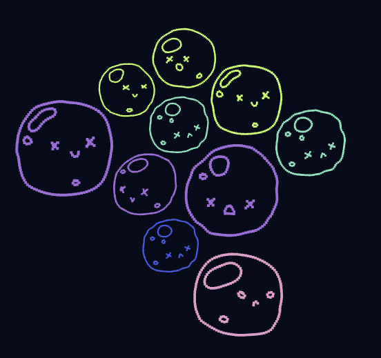 Bubbles by <a href="/XCOPYART/">XCOPY 🏴</a>