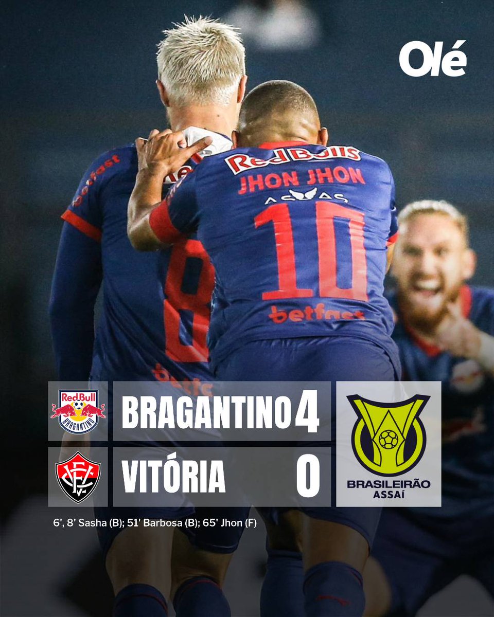 🇧🇷🔥 A FALTA DE UNA FECHA, EL DESCENSO EN BRASIL ESTÁ QUE ARDE 

🔵🔴 El Fortaleza de Palermo dio el batacazo y derrotó 2-1 a Corinthians para, momentáneamente, salir de la zona roja

❌ Por otro lado, Vitória cayó 4-0 ante Bragantino y quedó complicado: con 42 unidades está, en