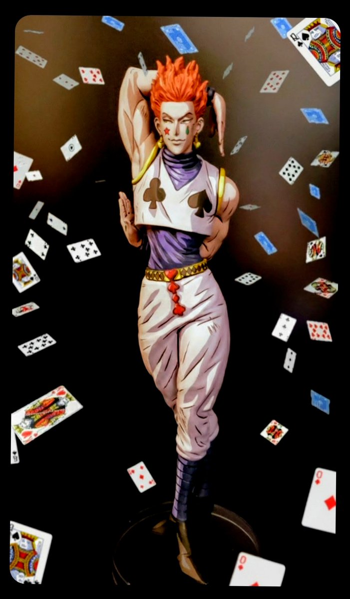 HUNTER×HUNTER ヒソカ フィギュア フルリペイント 二次元塗装 2次元 2D