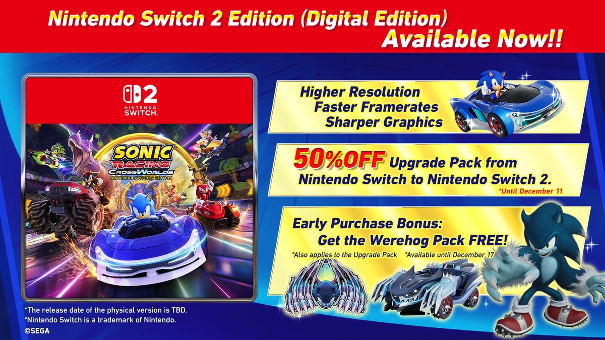 Sonic Racing: CrossWorlds tweet media