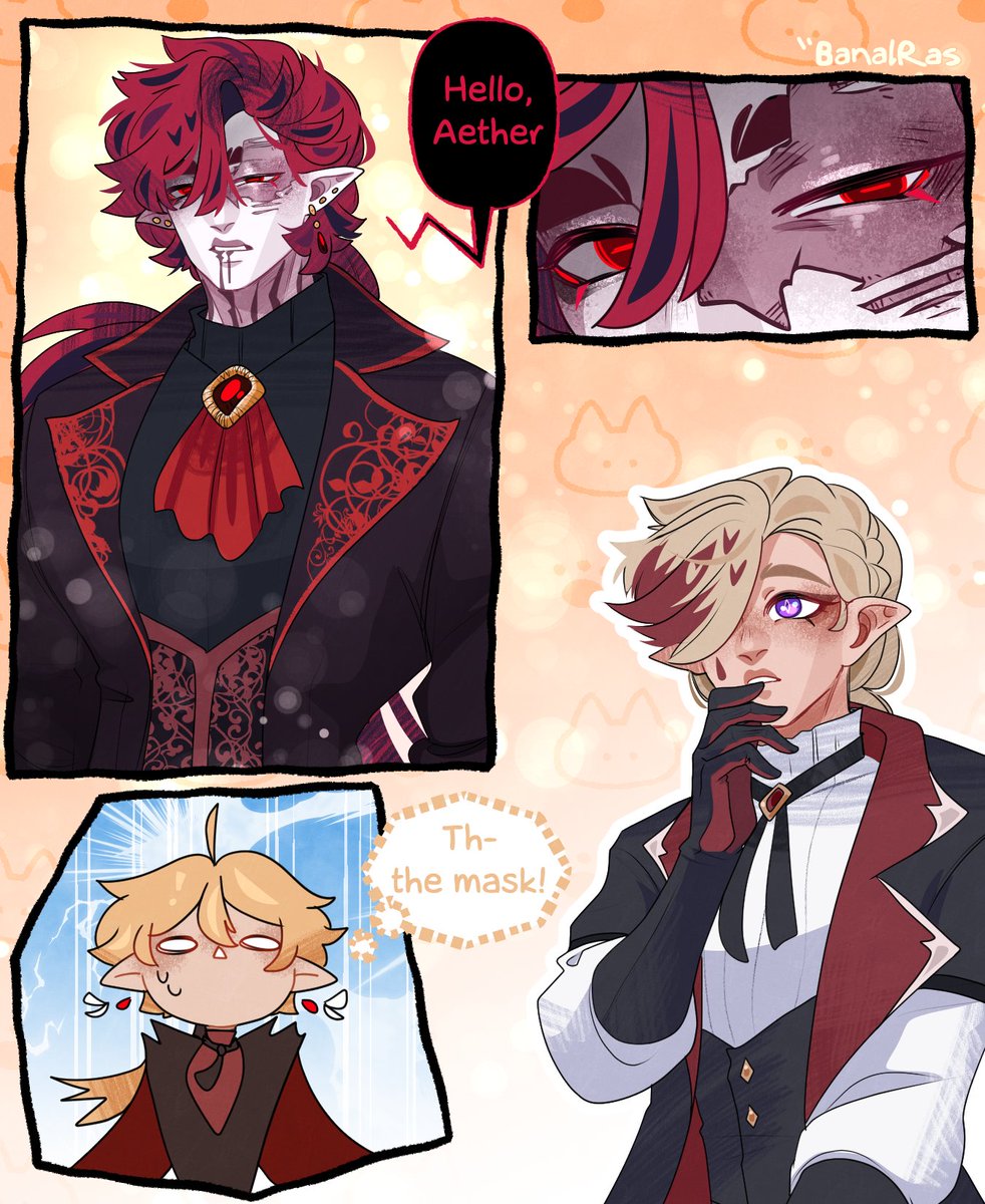 BanalRas's tweet image. Aether is so cutely worried 😊

Pages 9-10/13

#aether #lyney #gesnhinoc