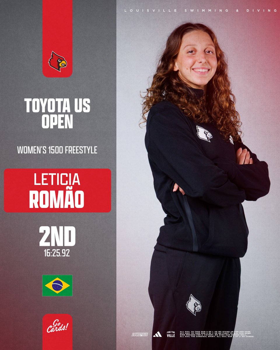 ‼️KEEP IT ROLLING ‼️

Leticia's 1500m free time of 16:25.92 claims 🥈

#GoCards