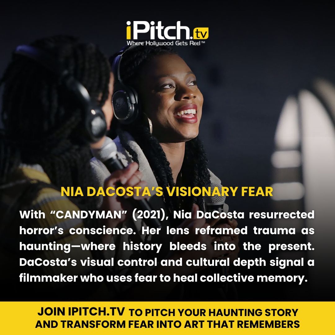 Nia DaCosta restores horror’s conscience, turning fear into a lens for history, memory, and meaning. Share your haunting vision on iPitch.tv and transform fear into art that remembers.

#NiaDaCosta #Candyman #iPitch #HorrorWithPurpose #CulturalStorytelling #Creative