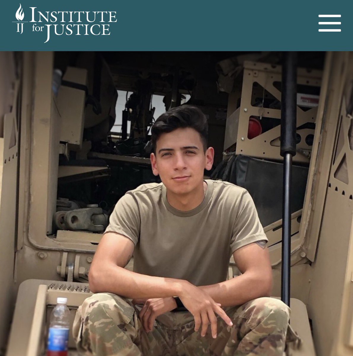 pjaicomo's tweet image. This is a shameless lie. ICE very much does arrest American citizens. Two of them—so far—are @IJ clients. Neither George Retes nor Leo Garcia obstructed or assaulted law enforcement. Both were arrested, Leo TWICE.