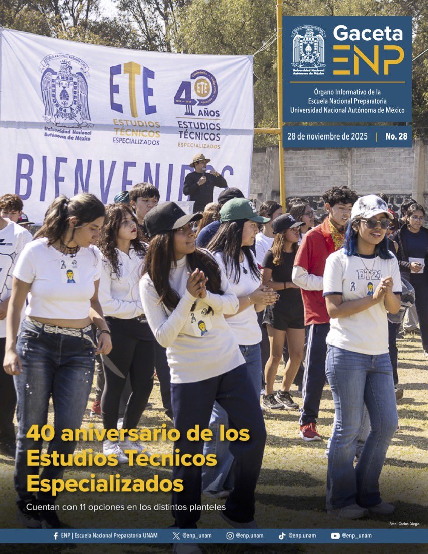 ¡Gaceta ENP No. 28 ya disponible!
👉 goo.su/j1qw 📰