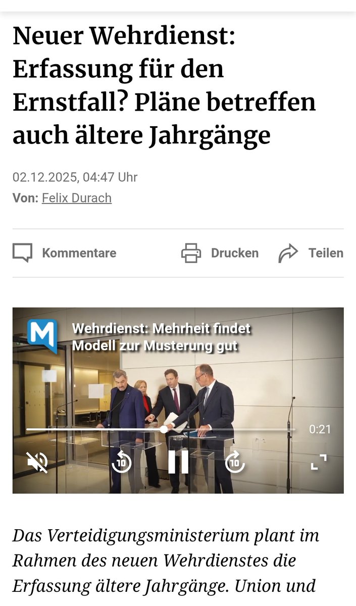 Gelukkig in Duitsland kunnen nu ook oudere naar het front.
Dus dan zal NL snel volgen.
