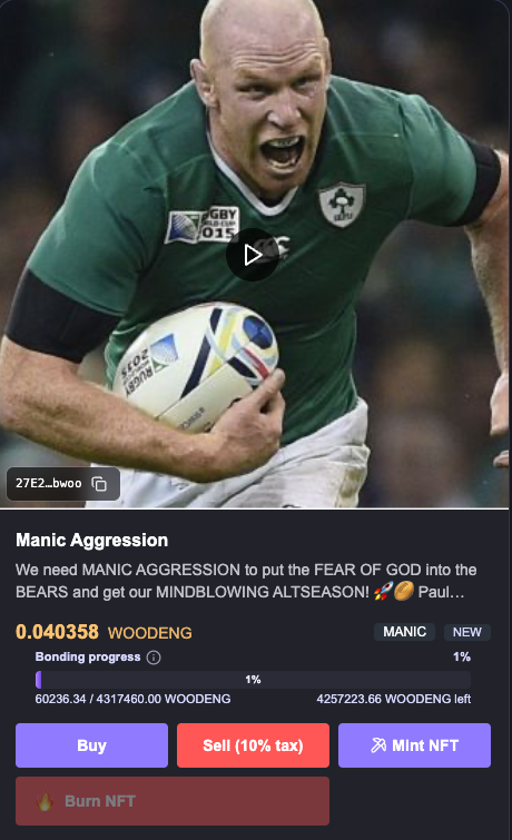 MCGA_Movement's tweet photo. new @Woodeng_SOL you say? Need some motivation you lazy skank? Here you go: #MANICAGGRESSION motivational speech to put the FEAR OF GOD into anyone by legend Paul O'Connell $MANIC - still at the floor... I can see this being a quick mover! https://t.co/GvQdKNLUgC
