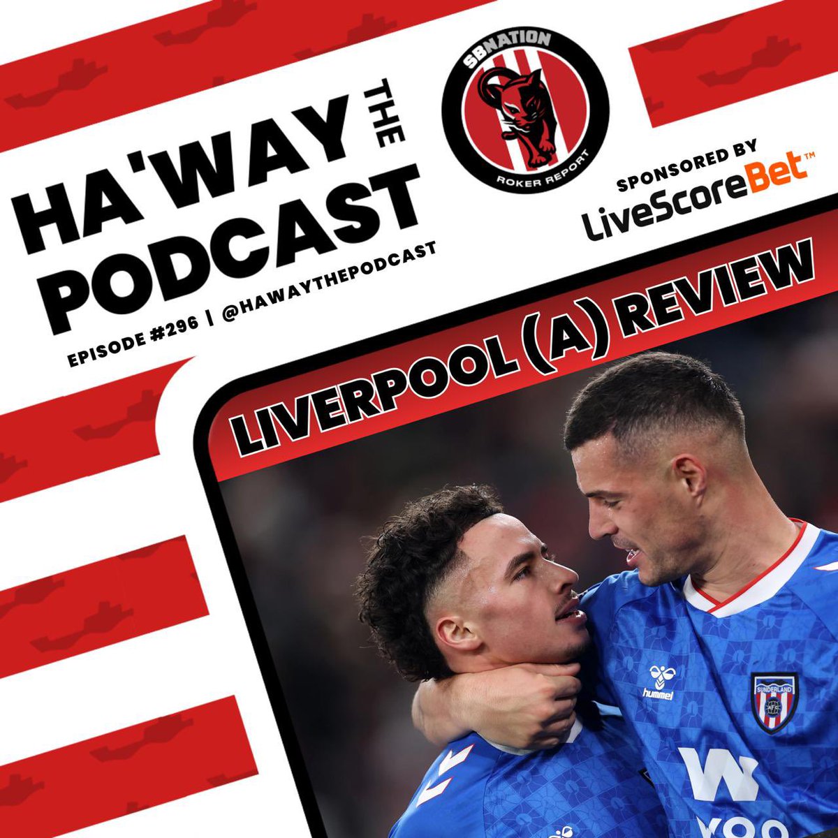 𝗛𝗔𝗪𝗔𝗬 𝗧𝗛𝗘 𝗣𝗢𝗗𝗖𝗔𝗦𝗧 🎙️

Sunderland battled like hell to get a draw at Anfield, so join the Lads as they dissect the performance at full time!

APPLE: tinyurl.com/zm752pdx
SPOTIFY: tinyurl.com/3wy8xe3n

Linktr.ee/RokerReport | #SAFC ❤️🤍