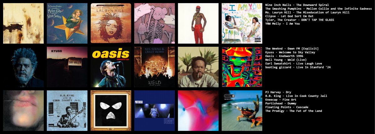 CFreshYells's tweet image. My yearly tradition. Best albums I heard for the first time this year. I listened to enough I got to do this twice so this is my list for the back half of the year. In no particular order.