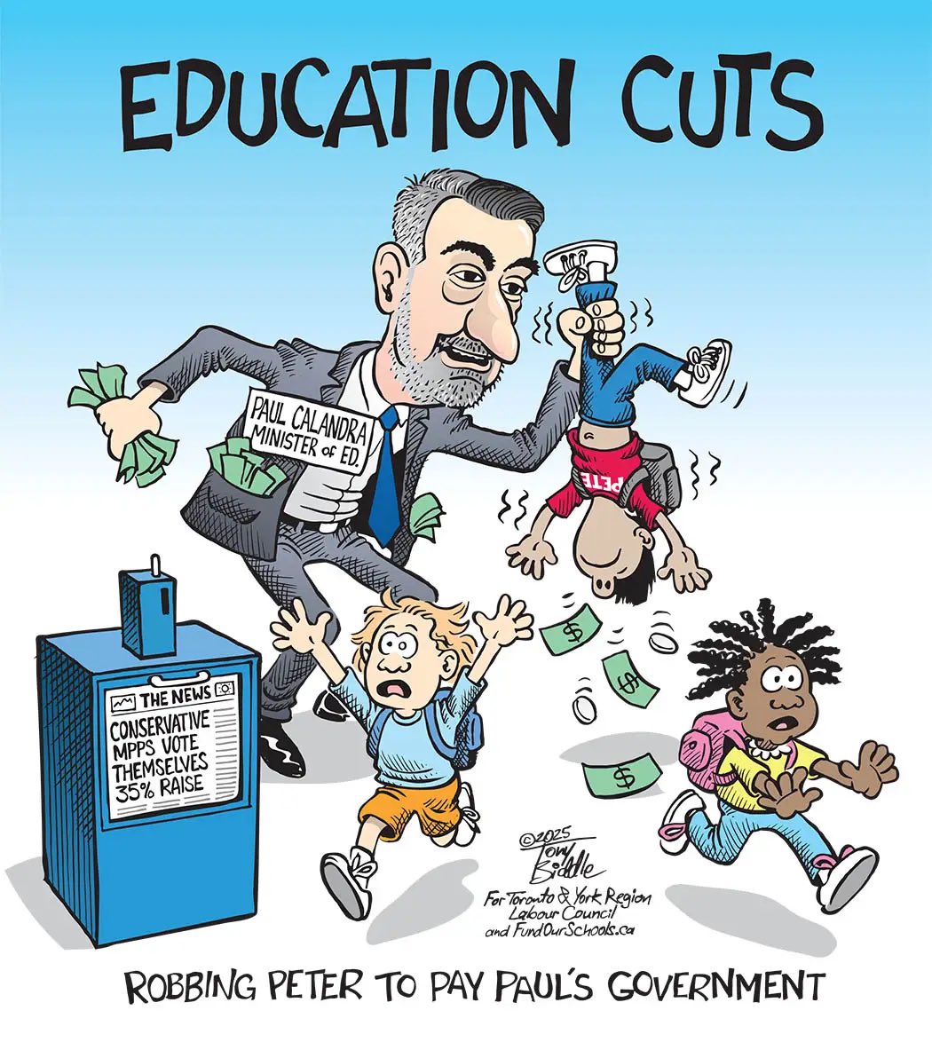 Hands off our schools, Paul!