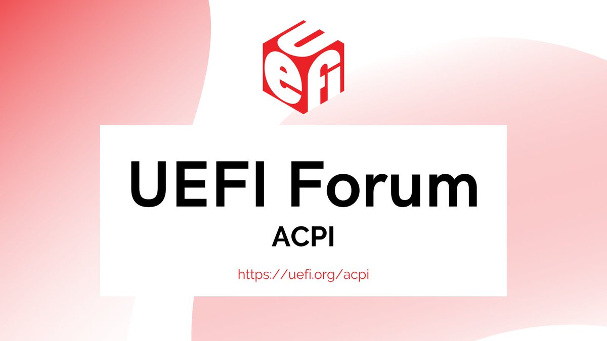 UEFI Forum tweet media