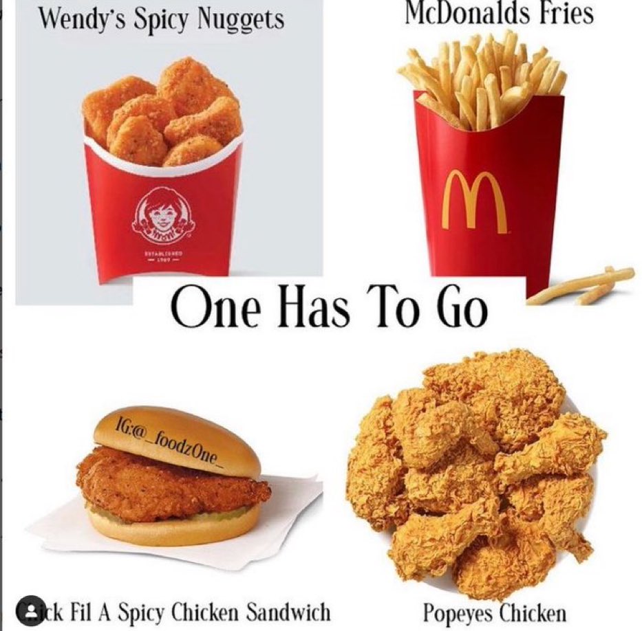 Postsemreh's tweet image. Wendy’s nuggs are out