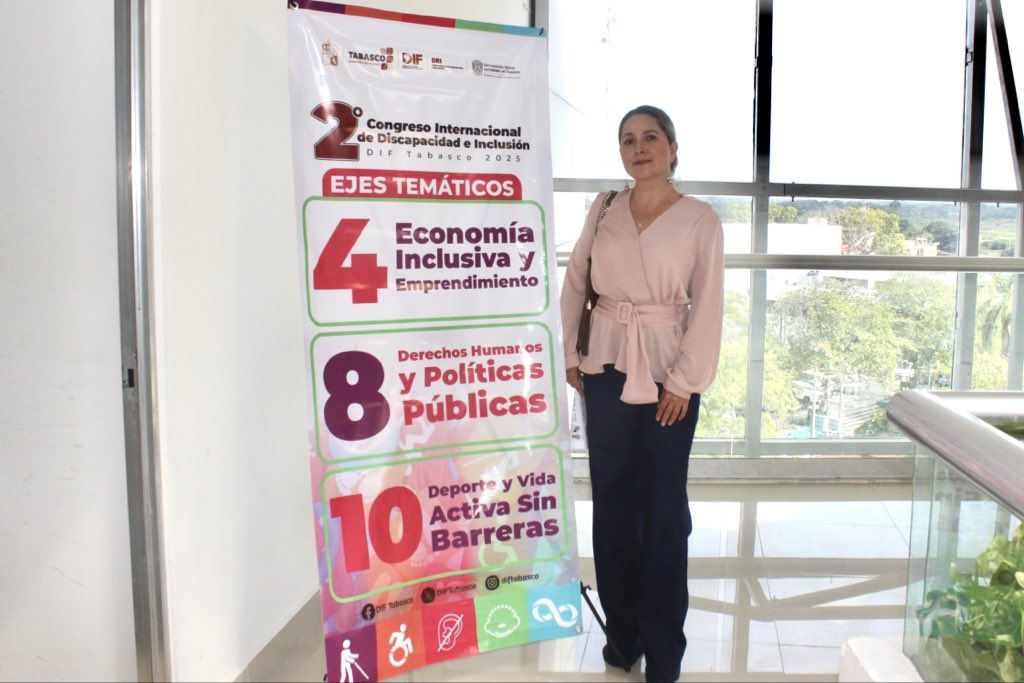 SNE_Tabasco's tweet photo. Participamos en el 2do. Congreso Internacional de Discapacidad e Inclusión DIF Tabasco 2025, impulsando el diálogo y la inclusión laboral.
Seguimos trabajando por un Tabasco con más oportunidades para todas las personas.
#SNETabasco #InclusiónLaboral #SEE https://t.co/PZxdEAjPV1