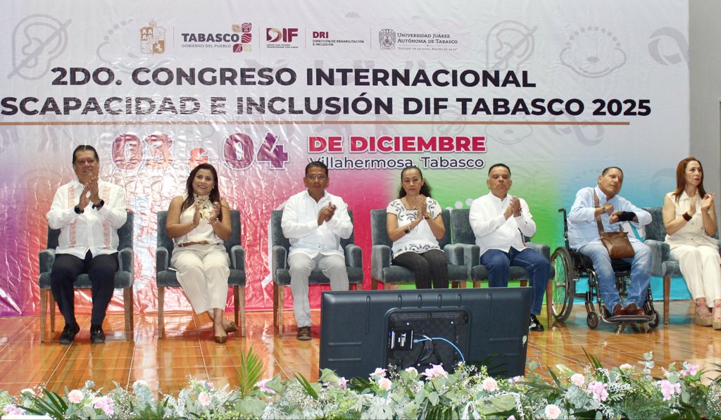 SNE_Tabasco's tweet photo. Participamos en el 2do. Congreso Internacional de Discapacidad e Inclusión DIF Tabasco 2025, impulsando el diálogo y la inclusión laboral.
Seguimos trabajando por un Tabasco con más oportunidades para todas las personas.
#SNETabasco #InclusiónLaboral #SEE https://t.co/PZxdEAjPV1