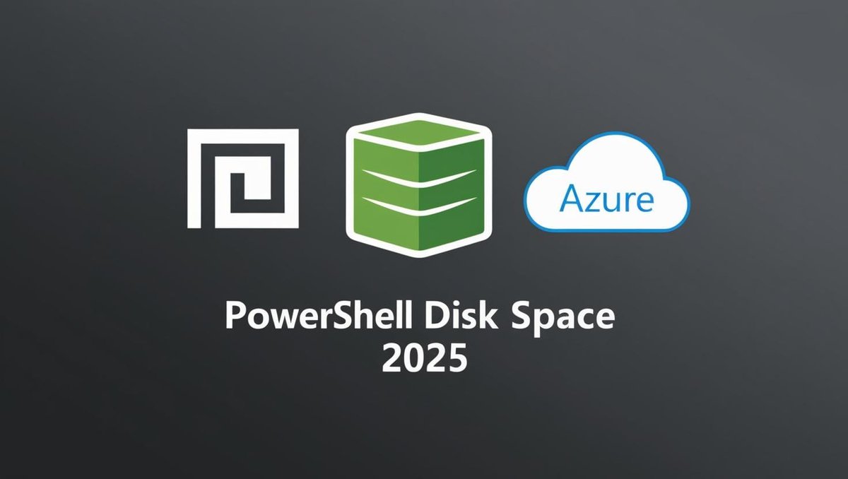 TechyGeeks1's tweet image. PowerShell Disk Space Monitoring in 2025: Local and Cloud | #Evergreen #Guide #Powershell  
techygeekshome.info/powershell-dis…
