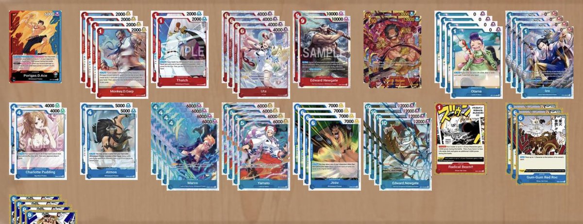 Trec_TCG's tweet photo. Bonney Gang was defeated this time !!
GG @Ro_Fournier for the win of the 10th edition of the monthly Win a Box. Vod available on Patreon now, Commented with @FlecheNoireHS.
(YKata, GBonney, Ace, Imu, RG Luffy in the video). https://t.co/tQS8cZJVLZ