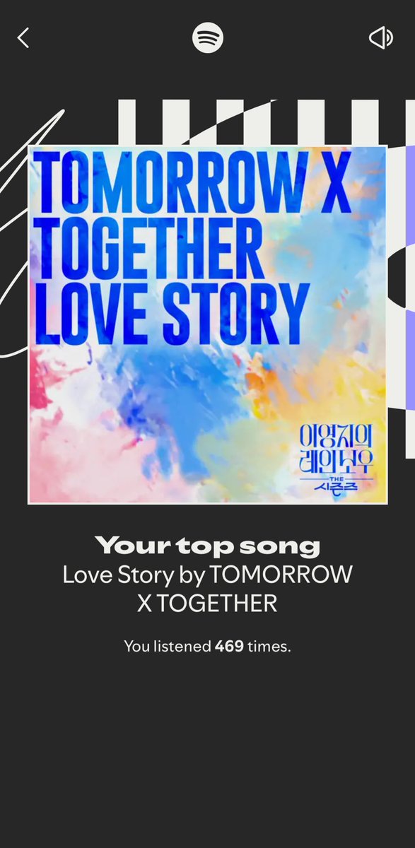 yeonyeonjunjun's tweet photo. TXT being my number one artist and song hasn’t stopped this year either https://t.co/IqloTqfaEQ