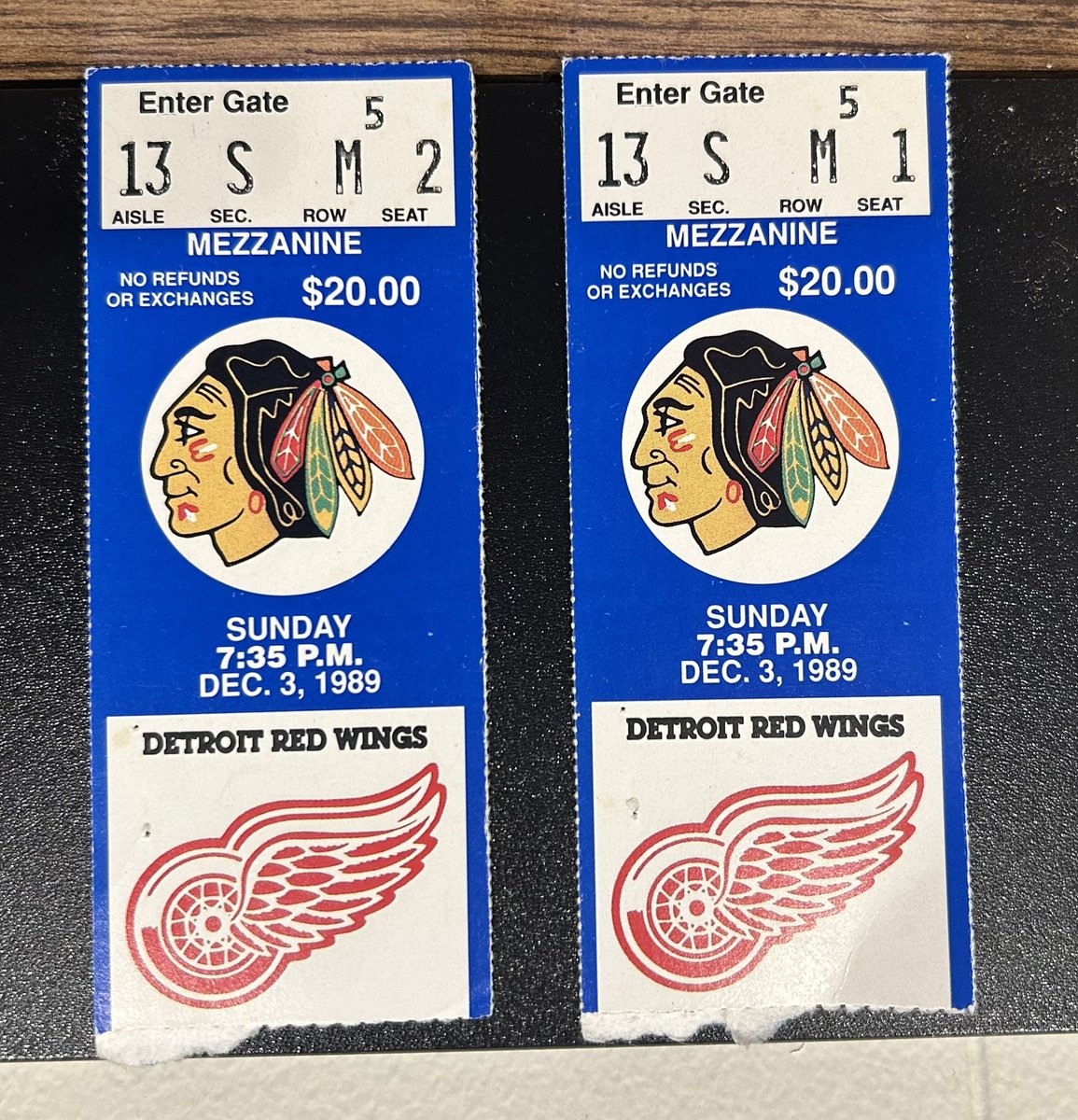 What was I doing 36 years ago tonight?
Going to old Chicago Stadium to watch the Blackhawks host the Red Wings
The Red Wings finished that year 28-38-14 &amp; out of the playoffs
The Wings won that game 4-3, on 2 goals from Steve Yzerman &amp; 1 each from Gerard Gallant &amp; Bernie Federko