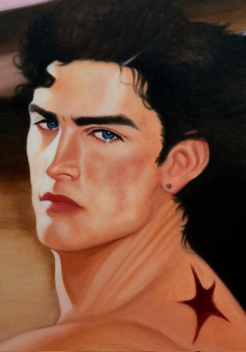 levanlevs's tweet image. "La 3era Generación" [W.I.P. - título sujeto a cambios]
Hiperrealismo - Óleos - 70x90cm
Avance del 03/12/2025

Pues hasta aquí llegue (por el momento) con este proyecto final de hiperrealismo con pasar la clase soy feliz JAJAJAJJ 🤧🩵
#JJBA