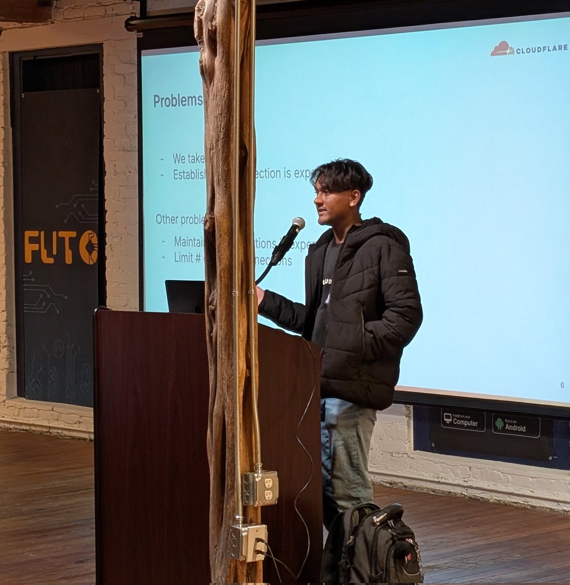 RT @craigsdennis：奧斯汀首屆 @CloudflareDev 員工技術講座正式拉開序幕，Pranoy 將帶來 Hyperdrive 的精彩演講。