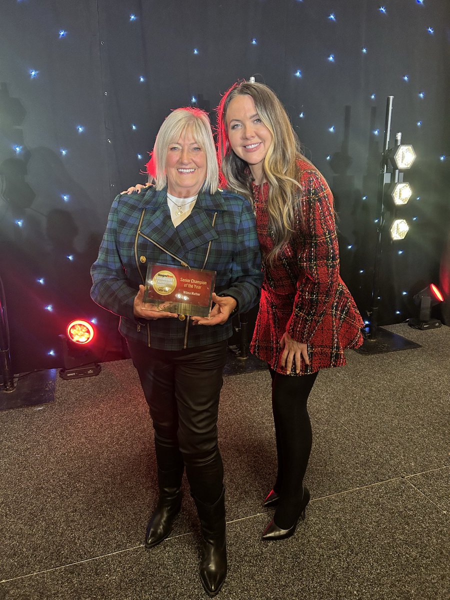 SummerstonCEG's tweet photo. @Glasgow_Times a night of acknowledgment for Glasgow’s community legends, with our very own Wilma topping the bill as Senior Community Champion 2025. People really do make Glasgow! @BobDorisSNP @AbdulBostani2 @1025Clyde1 https://t.co/rSjzFhqgMZ
