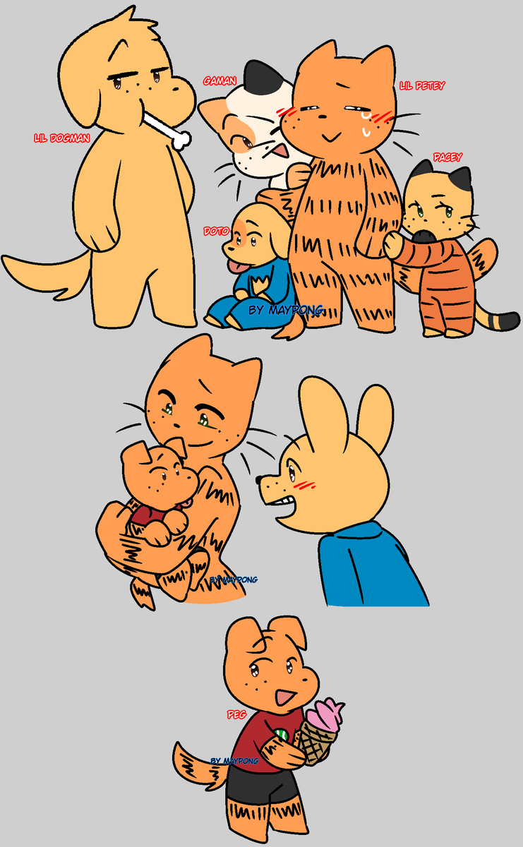 Chinacoffedo's tweet image. Un día en la vida❤️
#detey #dogmanxpetey #dogman #dogmanocs #myocs