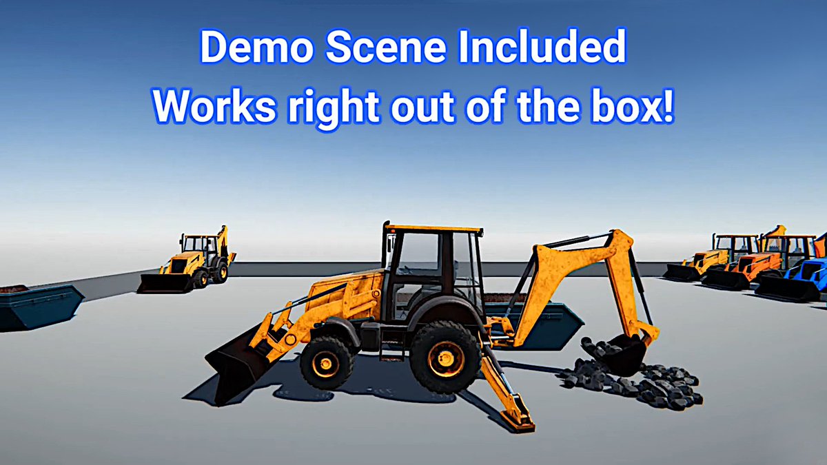 WSMGameStudio's tweet image. assetstore.unity.com/packages/templ…

Backhoe Controller for Unity 3D
Available on the Unity Asset Store!

#madewithunity #indiegamedev #unityassetstore #gameasset #unity #gamedev #indiedev @madewithunity @unity @unitygames @AssetStore