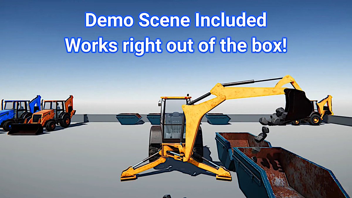 WSMGameStudio's tweet image. assetstore.unity.com/packages/templ…

Backhoe Controller for Unity 3D
Available on the Unity Asset Store!

#madewithunity #indiegamedev #unityassetstore #gameasset #unity #gamedev #indiedev @madewithunity @unity @unitygames @AssetStore