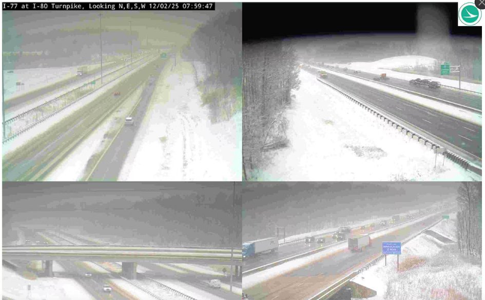 maelvoss's tweet photo. A winter storm slows down Northeast Ohio with snowy roads, school closures, and some travel delays. Stay safe and allow extra travel time until conditions improve!  https://t.co/j527cwAt9r https://t.co/APXcMCGO0x