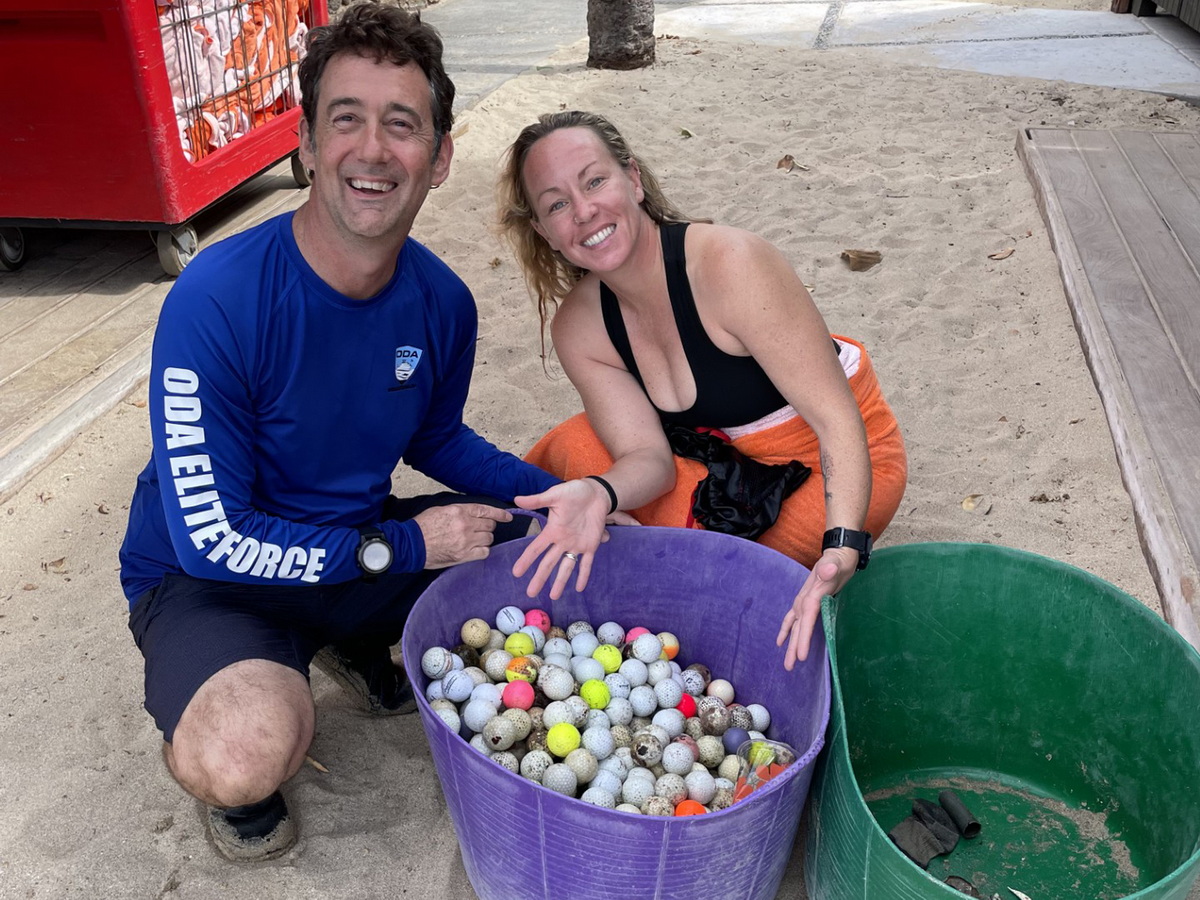 Rough seas don't stop us 🌊

ODA teamed up with the Mauna Kea Resort for an underwater site survey and cleanup—pulling 650+ golf balls and other debris from the seafloor. 

Read about the cleanup: oceandefenders.org/news-and-media…

#OceanDefenders #DebisFreeSea
