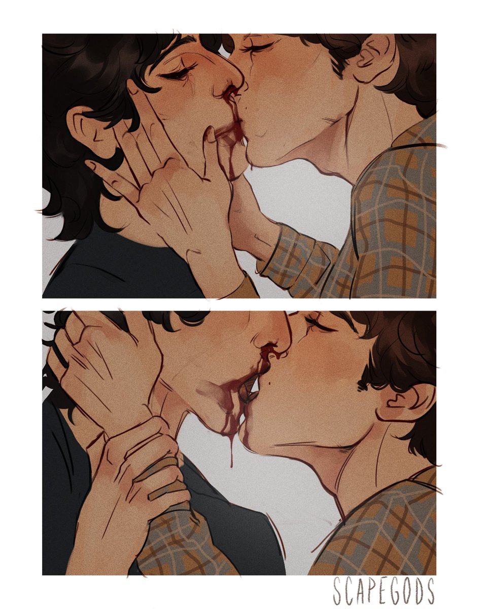 whydoihavetoart's tweet photo. bloody #byler https://t.co/P2ohtqiSew