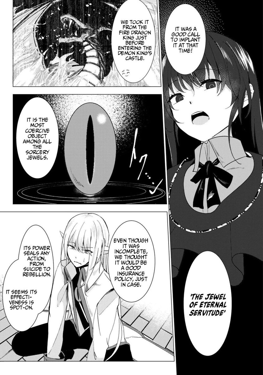 RikkaCD917's tweet photo. From "The Demon King Who Joked About Wooing the Female Heroes, Only to Be Abducted and Forced Into a Newlywed Life"

Hero's party defeated DK but because they live in a world without males they capture him and mind control him to turn him into their Sex Slave. https://t.co/mLsoK59HlQ