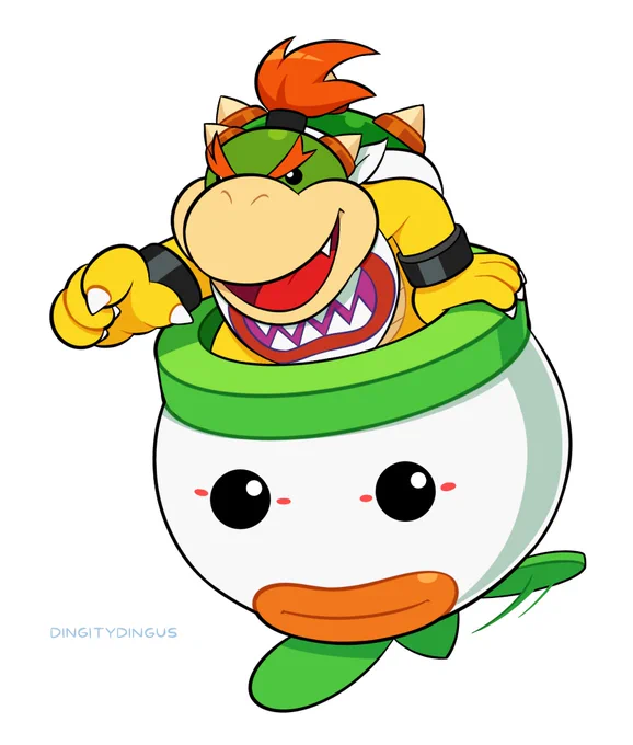 Junior with the Clown Car #bowserjr #nintendo #fanart