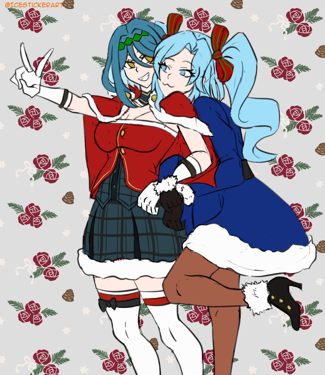 icesticker's tweet image. Advent Calendar Day 1 - Iris and Ciel Christmas outfits

Day 3 slot still open

#AdventCalendar