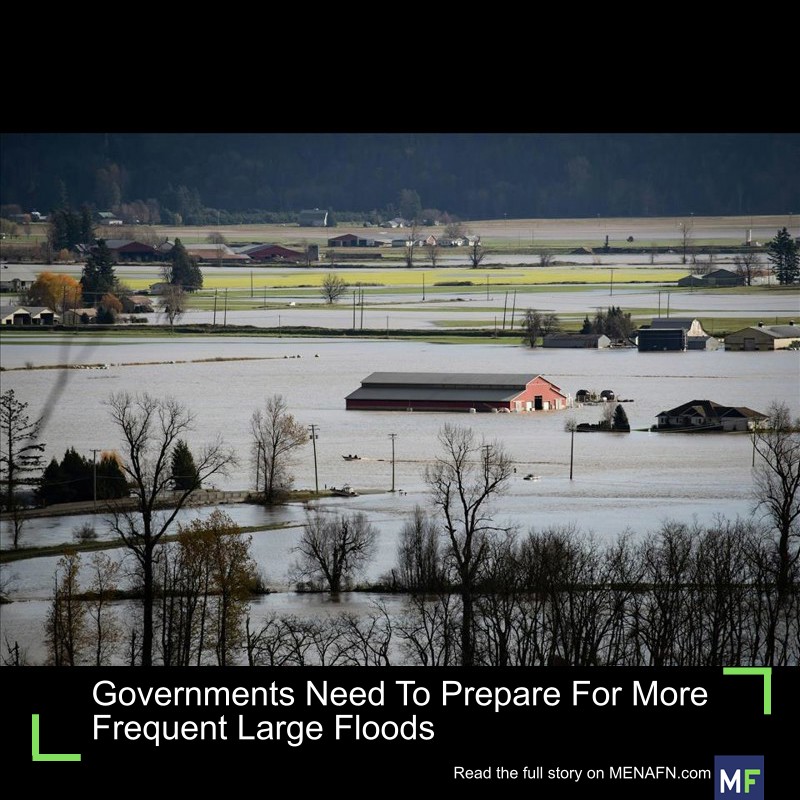 MENAFN's tweet image. Governments Need To Prepare For More Frequent Large Floods #Governments #Need #Prepare #More #Frequent #Large #Floods #Apple #Samsung #Google #AI #Chat #GPT #Cyber #Security dlvr.it/TPcgSg